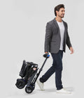 S302151 Electric Folding Mobility Scooter Blue Abs,Aluminium Alloy,Pvc,Rubber