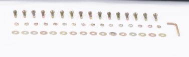 Hardware Pack Fit For W57012491X All Color Black Gold Metal