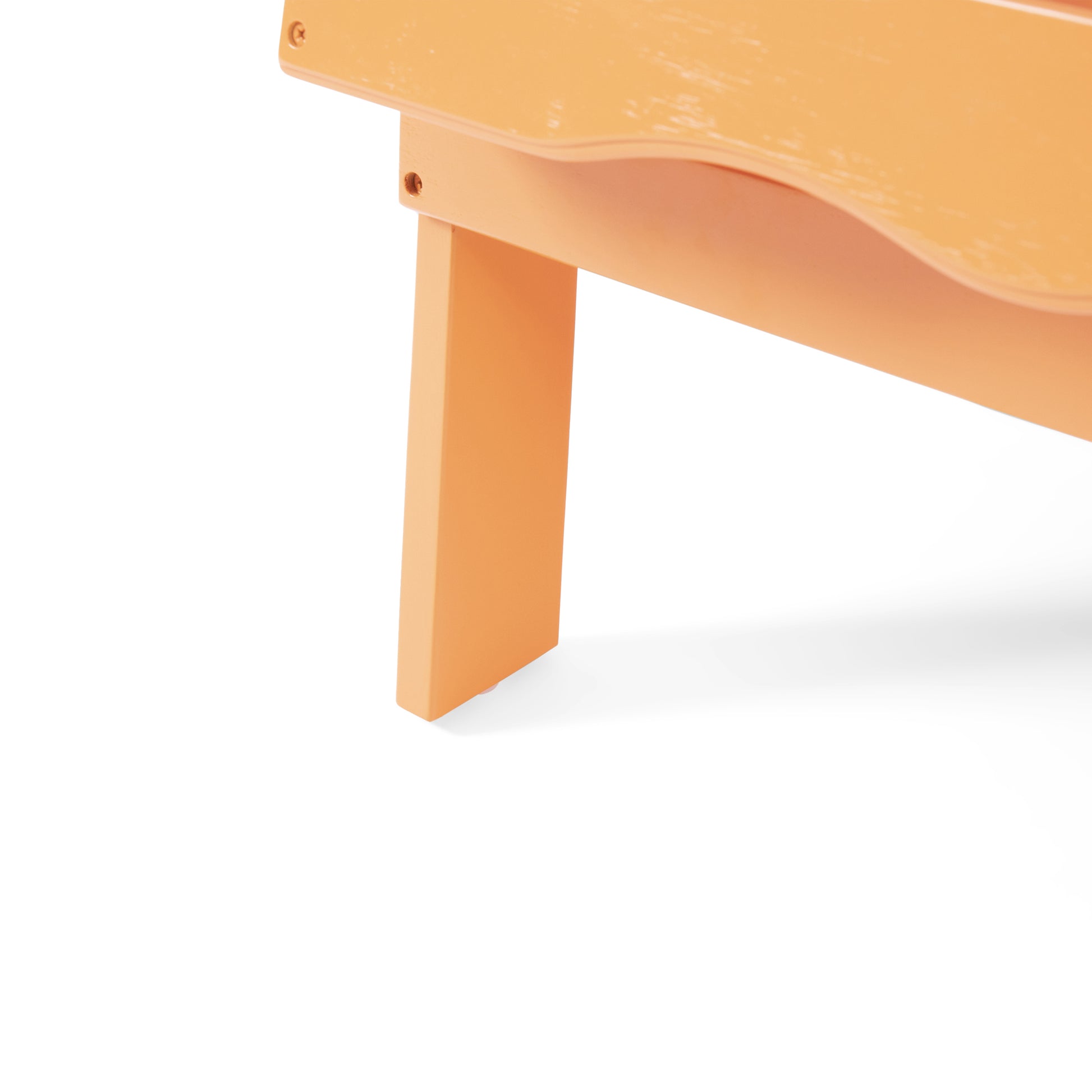 Malibu Adirondack Chair Tangerine Acacia Wood