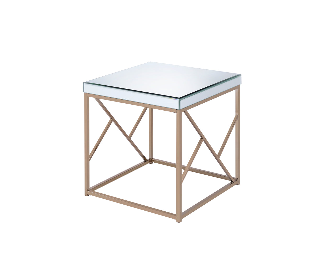 Evelyn 3 Piece Occasional Table Set Gold Gold Iron