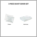 Duvet Cover Mini Set White Full Queen Queen Multicolor Cotton