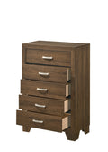Miquell Oak Finish Chest Oak Synthetic Wood
