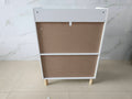 Kids 3 Tier Bookcase, Children'S Book Display, Bookshelf Toy Storage Cabinet Organizer For Children'S Room, Playroom, Nursery White Mdf