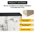 30'' Floating Wall Mounted Bathroom Vanity With Ceramics Sink & Soft Close Cabinet Door, Kd Package Black Bathroom Modern Plywood