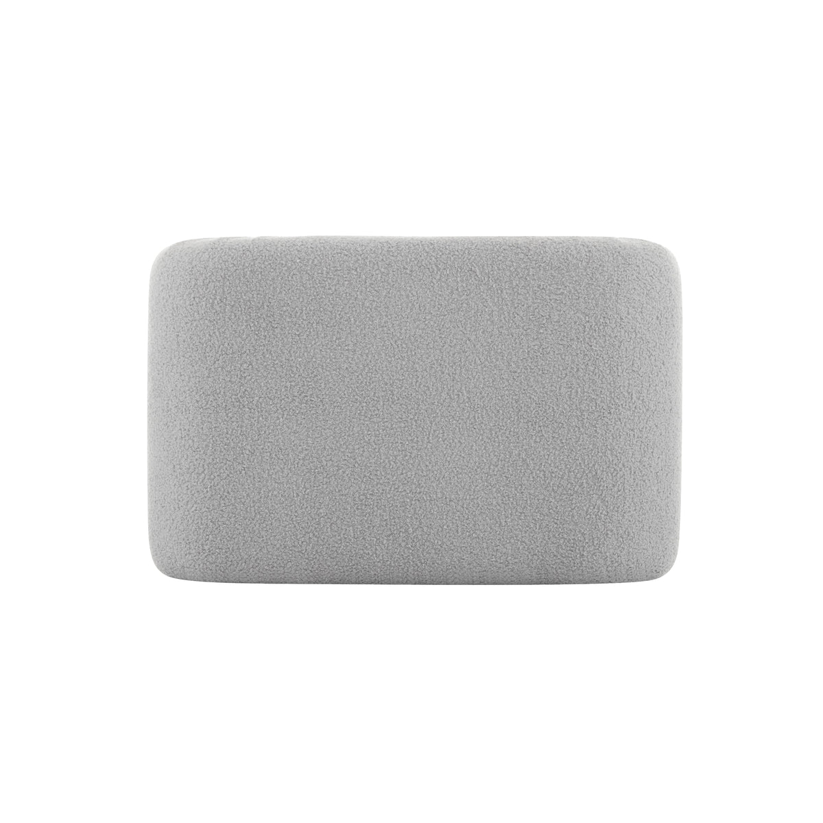 24'' Boucle Stool Set Of 2,Dining Chairs For Home Kitchen Island,Grey Grey Dining Room Sponge Rectangular Bar Stools Set Of 2 Polyurethane Foam Fabric,Foam,Plywood,Wood