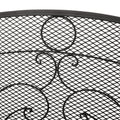 Fireplace Screen Black Iron
