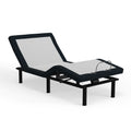 Model T2 Adjustable Base Twin Long: Pillow Tilt, Massage, Usb Ports Twin Xl White Charcoal Metal