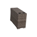 Stylish Rattan Wicker Fully Assembled 6 Person Seating Group With Premium Sunbrella Cushions Perfect For Outdoor Entertaining Dark Gray,Navy Blue Wicker