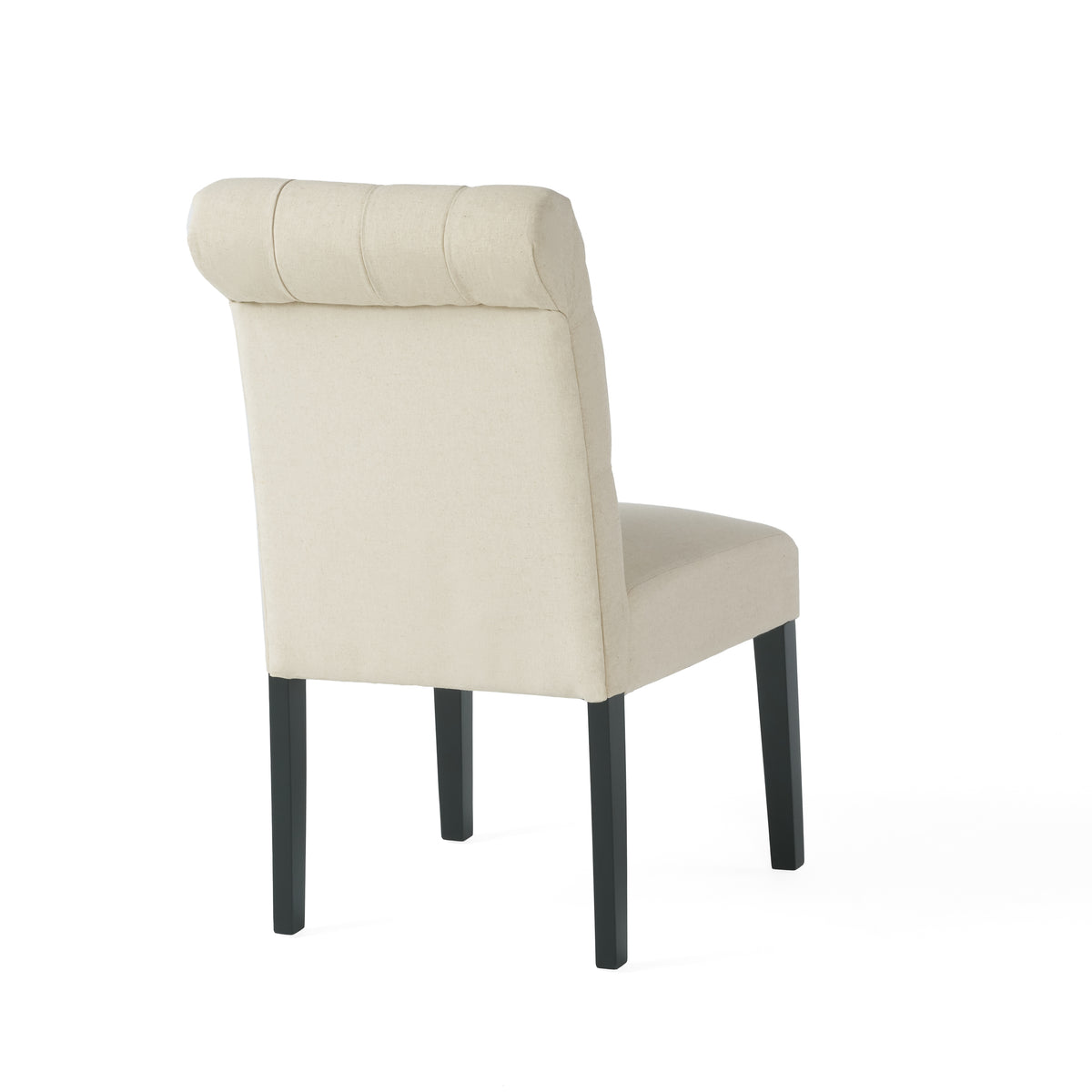 Broxton Tuft Dining Rolltop Kd Set Of 2 Ivory Wood