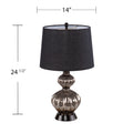 Lyratta Table Lamp Black Glass