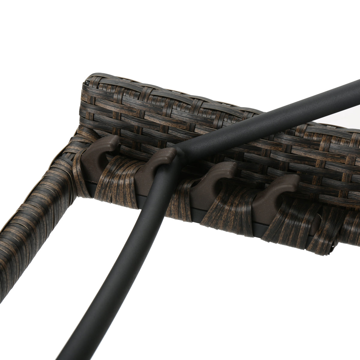 Salem Pe Wicker Chaise Lounge Mocha Rattan