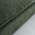 Modern Upholstered Chair Leisure Sofa Lounge Chair Removable Pillow Armless Accent Chair For Living Room, Bedroom, Corner Chair, Backrest Adjustable Fore And After Green Wood Medium Soft Foam Chenille 1 Seat
