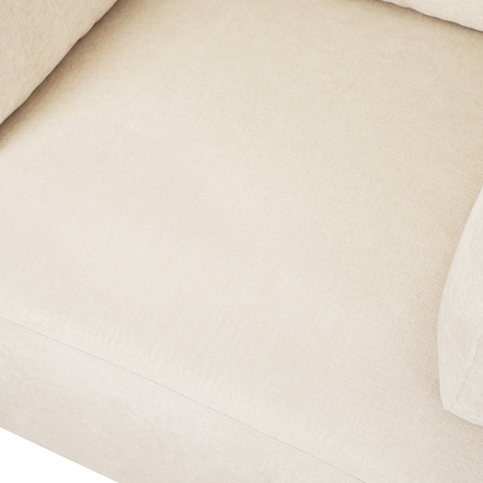 Mirod Oversized Accent Chair Comfortable Armrest Cushions, Versatile Neutral Style, Elegant Design, Durable Frame Beige Polyester