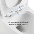 1.1 1.6 Gpf Elongated Comfort Height Super Quite Flushing Floor Mounted One Piece Toilet, Cupc Certified, Watersense Cetified, Ceramic, White Color, Soft Close Seat White Ceramic