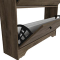 Brandford Shoe Rack, Superior Top, Two Shelves Brown Bedroom Modern Mdf Engineered Wood