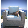 Fully Assembled Patio Chair With Cushions Yes Sectional Grey Rust Resistant Frame Stain Resistant Cushions Garden & Outdoor Modern Sofa Seating Groups Foam Wicker