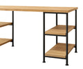 Golden Oak Desk Golden Mdf Metal