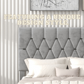 Gray Queen Size Trundle Pull Out Drawers Storage Upholstered Bed Modern Design No Box Spring Required Box Spring Not Required Queen Gray Wood Espresso Bedroom American Design,Casual,Contemporary,Modern Rubberwood Trundle Bed Included Fiber Foam And