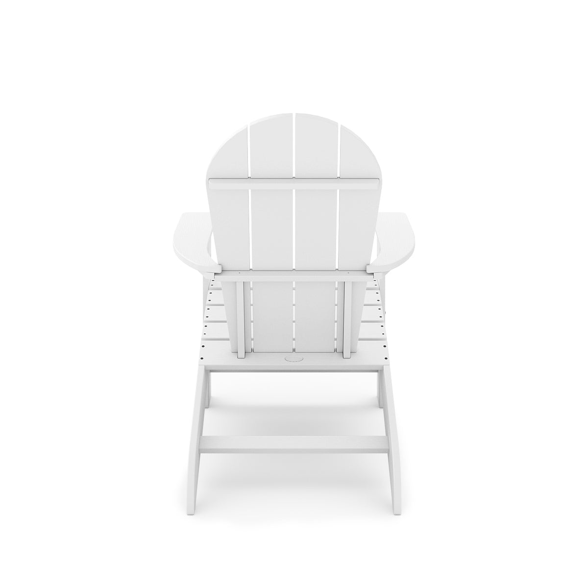 White Adirondack Chair Premium Hdpe Poly Lumber For Pool, Patio, And Garden Elegance No Adirondack White Weather Resistant Frame American Traditional Hdpe Hdpe