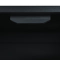 4 Door Large Storage Retro Sideboard With Adjustable Shelves And Long Handles For Kitchen, Dining Room And Living Room Black Black Mdf
