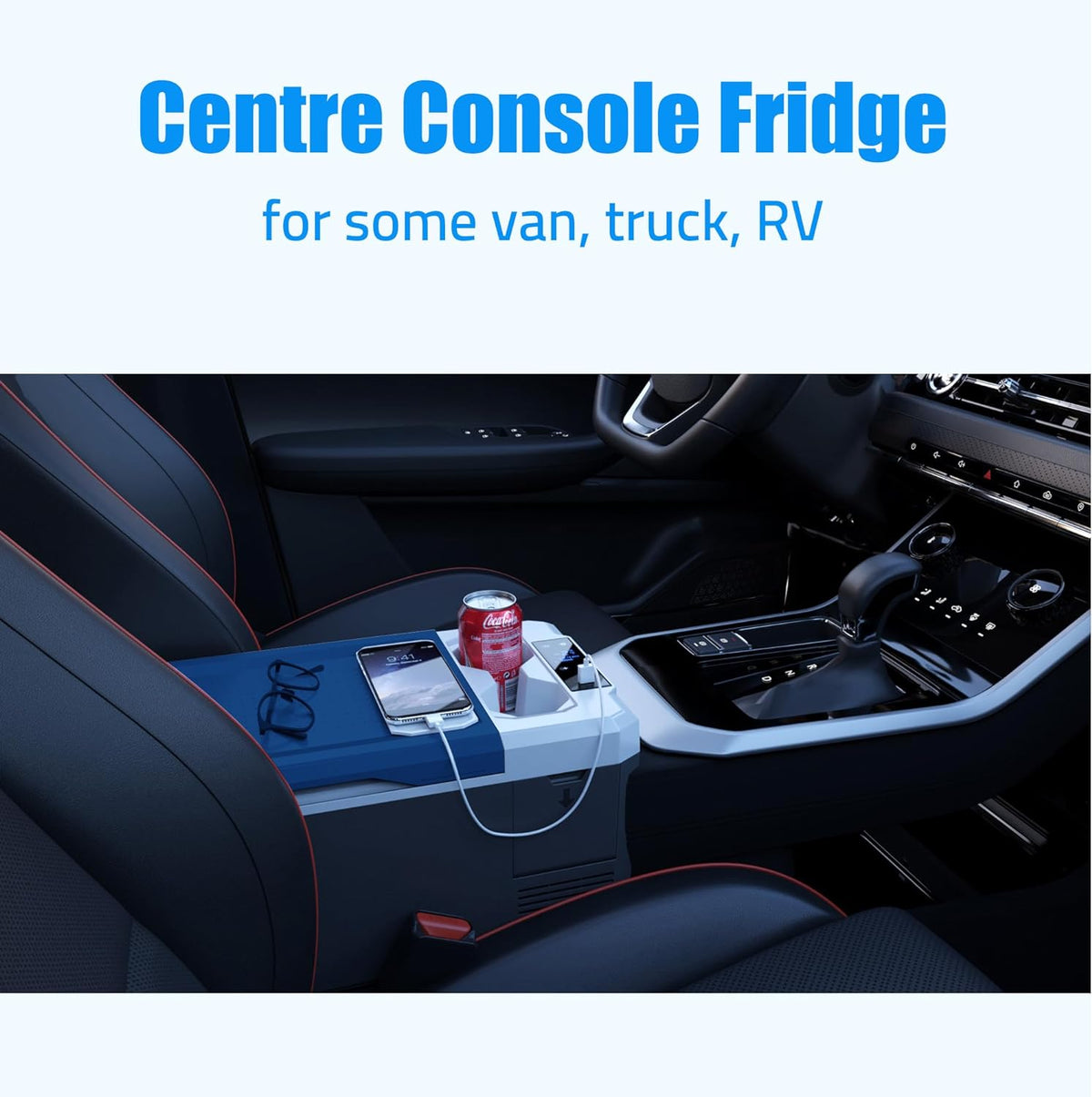 V28 Portable Refrigerator, 29Qt Car Freezer With App Control,12V,45W Low Noice Cooler For Rv, Boat White Plastic