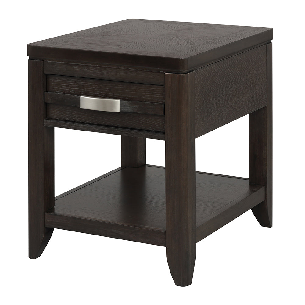 24X20X25" End Table Brown Mdf
