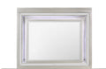 Cross Glam Champagne Mirror With Led Champagne Solid Wood Mdf