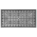 Cushions In Random Colors 7 Piece Set Of Cast Aluminum Patio Furniture With Cushions Yes Dining Set Black Seats 6 Rust Resistant Frame Water Resistant Cushion Garden & Outdoor Complete Patio Sets