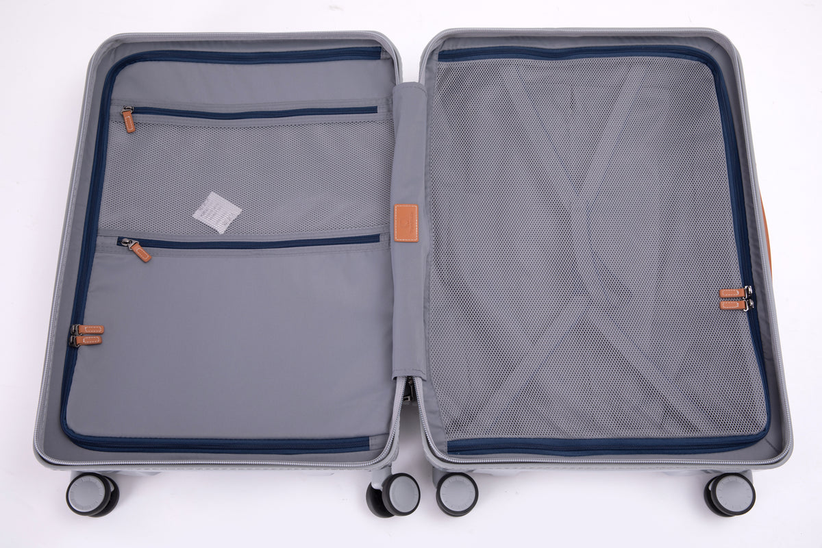 20" Carry On Luggage Lightweight Suitcase Tsa Lock Usb Portluggage Wheel Lock Artificial Leather Top Handle Spinner Wheels Green Green Abs Pc