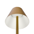 Elegance Rechargeable Led Table Lamp Plated Brass Led Touch Switch Antique Brass,Gold Mid Century Modern Led Brass