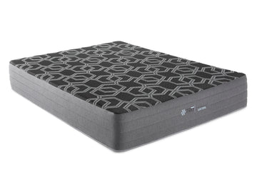 12" Smooth Top Foam, Medium Plush, King Mattress Black Foam King