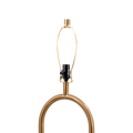 Vivid Brass Ring Base Floor Lamp With Large White Drum Shade Antique Brass,White Table&Floor Lamps Brass