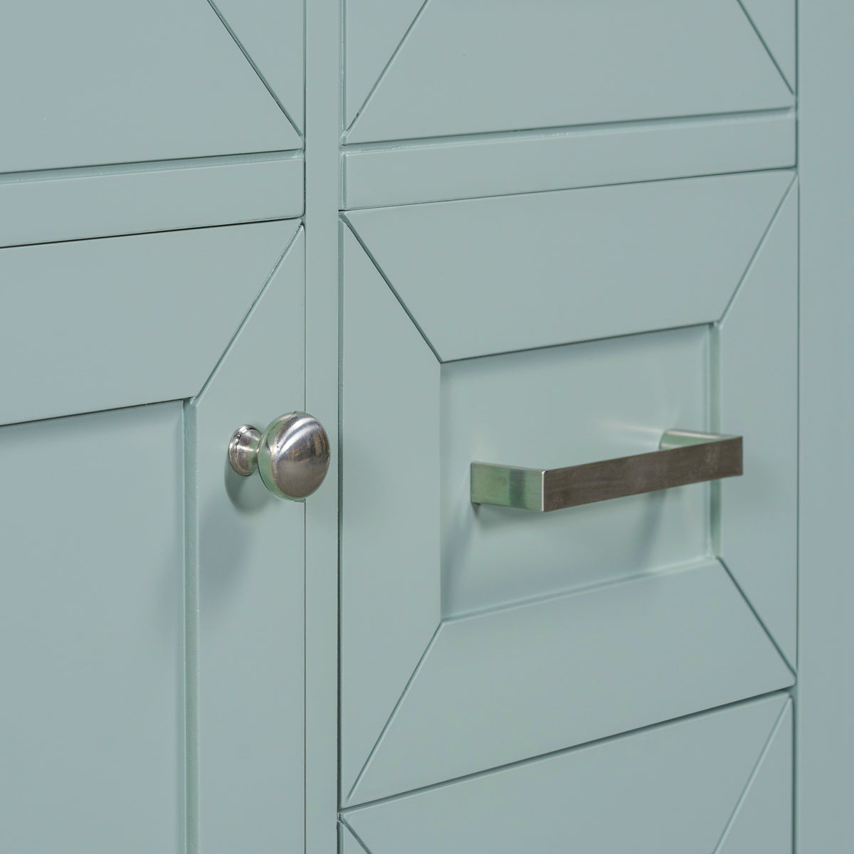30" Bathroom Vanity With Sink Combo, Green Bathroom Cabinet With Drawers, Solid Frame And Mdf Board Old Sku:N725S999222F Green Solid Wood Mdf