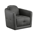 Butler Gray Swivel Accent Chair Gray Foam Engineered Wood
