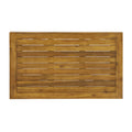 Outdoor Acacia Wood Loveseat And Coffee Table Set With Cushions, Teak, Beige Beige Brown Acacia Wood