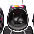 12V Kids Ride On Electric Toy,2Wd,16'' Exaggerated Wheel,Dual Handle Control For 360 Degree Flexible Steering And Rotation,Solid Metal Frame,Provide A Speed Of 4.66 Mph For Kids Aged 6 . Pink 50 99 Lbs Polypropylene