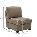 Modular Sectional Sofa With Storage Seat Oversized U Shaped Couch With Reversible Chaise Sofa Set With Ottoman,Ultimate Comfort 6 8 Seater Couches With Adjustable Arms And Backs For Living Room Brown Brown Polyester 6 Seat