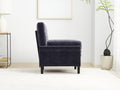 Grey Sofa Chair With Recline Fuction Grey Velvet Metal Primary Living Space Medium Soft Loose Back Pillow Top Arms Foam Fabric Metal 1 Seat