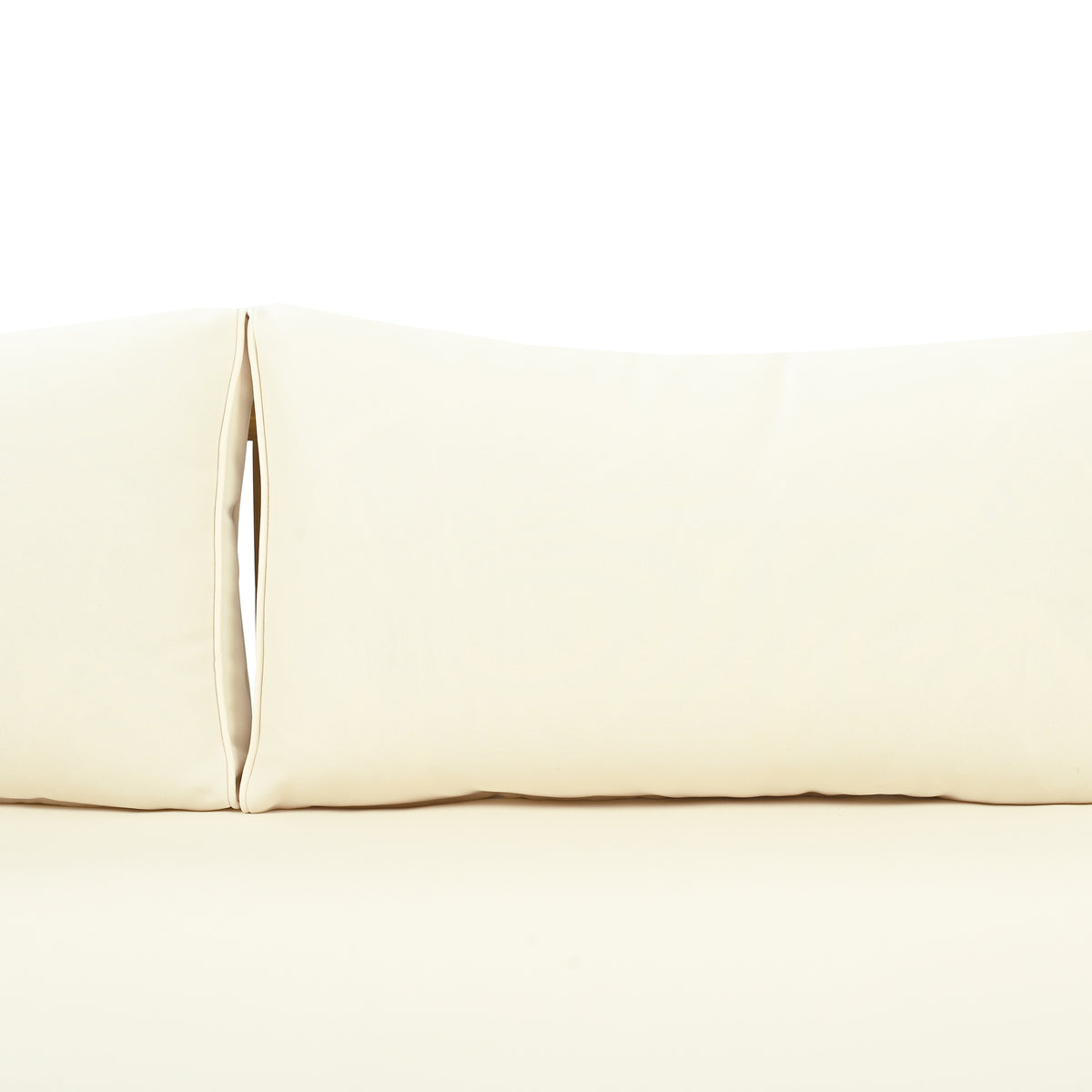Claremont 3 Seater Daybed Beige Teak Wood Waterproof Fabric