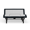 Model T2 Adjustable Base Full: Pillow Tilt, Massage, Usb Ports Full White Charcoal Metal