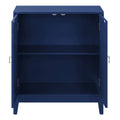 Breckenridge Blue 2 Door Console Table Blue Primary Living Space Rectangular Wood Glass
