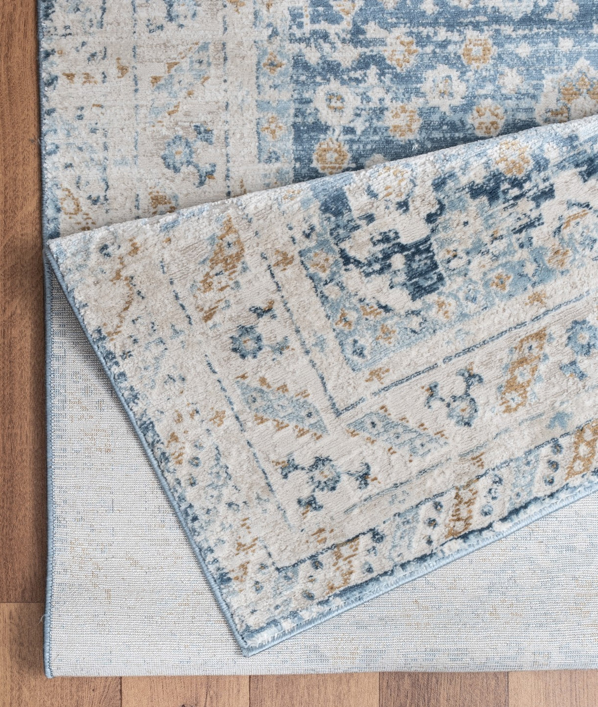 Noble Gc Gen7003 Blue 2 Ft. 7 In. X 7 Ft. 3 In. Area Rug Navy Polyester