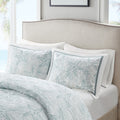 Duvet Cover Mini Set White Full Queen Queen Multicolor Cotton