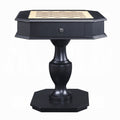 Black 2 Drawer Game Table Black Primary Living Space Mdf