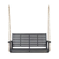Tasmania Porch Swing Dark Grey Acacia Wood