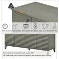 Sideboard With 4 Door Large Storage Buffet With Adjustable Shelves And Metal Handles For Kitchen, Living Room, Dining Room Antique Gray Antique Gray Solid Wood Mdf