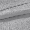 Reversible Quilt Set Grey Full Queen Full Grey Cotton