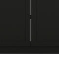Zurich Cabinet Set, Two Shelves Black Black Particle Board