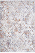 6X9 Beige Geometric Non Shedding Living Room Bedroom Dining Home Office Stylish And Stain Resistant Area Rug Beige Polyester