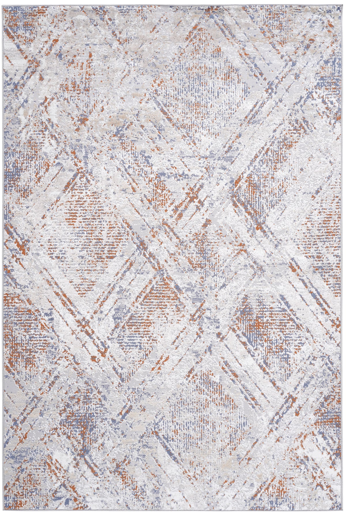 6X9 Beige Geometric Non Shedding Living Room Bedroom Dining Home Office Stylish And Stain Resistant Area Rug Beige Polyester
